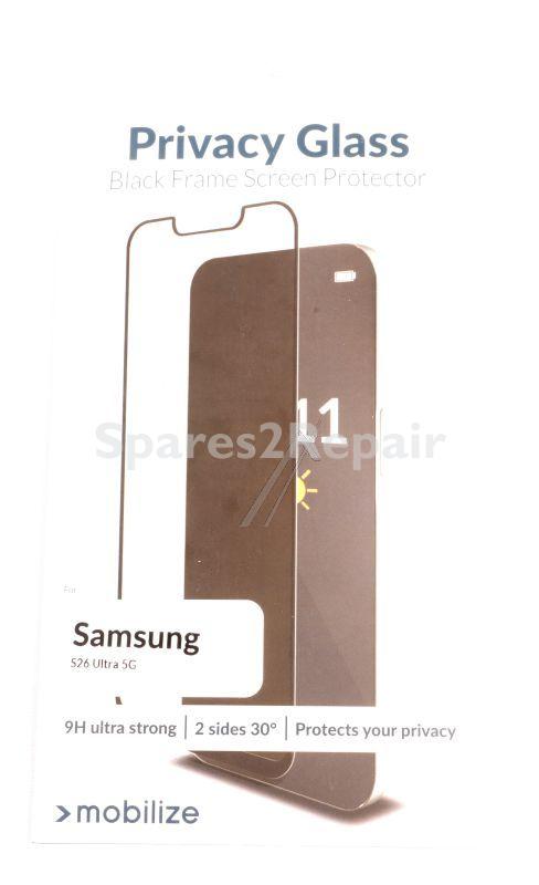 Mobilize Display Protective Film - 58995 Mobilize Privacy Glass Display Protection Glass Black Frame For Samsung Galaxy S26 Ultra 5g