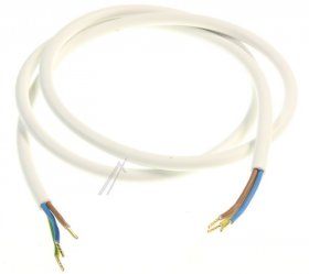 Mains Power Lead - 32008133 Power Cord (unplugged white) [Vestel]