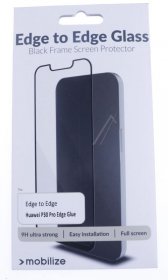 Mobilize Display Protective Film - 53323 Mobilize Edge-to-edge Glass Screen Protector Huawei P30 Pro-p30 Pro New Edition Black Edge Glue