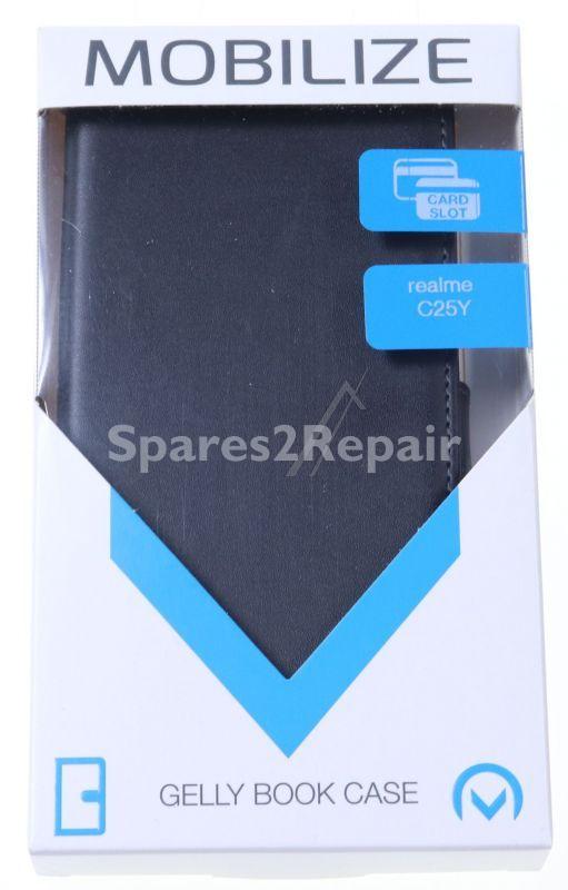 Mobilize Leather Bag Gsm - 27773 Mobilize Classic Gelly Wallet Book Case Realme C25y Black