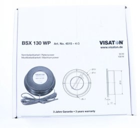 Visaton Electro Dynamical Exciter - Bsx130wp Structure-borne Sound Converter, 4 Ohm