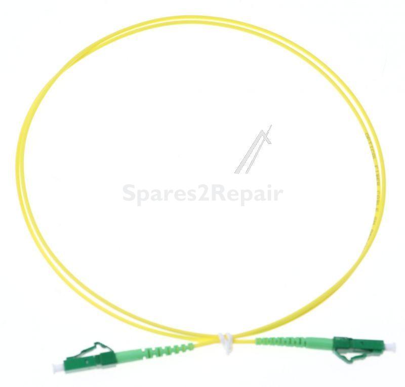 Logilink Optical Plug/optical Plug - Fibre Simplex Patch Cord, Os2 Sm G.657.a2, Lc-apc To Lc-apc, 1 M
