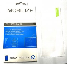Mobilize Display Protective Film - 53094 Mobilize Glass Screen Protector Motorola One Vision-action