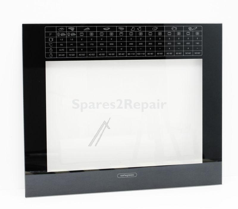 Oven outer Door - C00535856 488000535856 External Glass + Mounting Rails [Whirlpool Indesit]