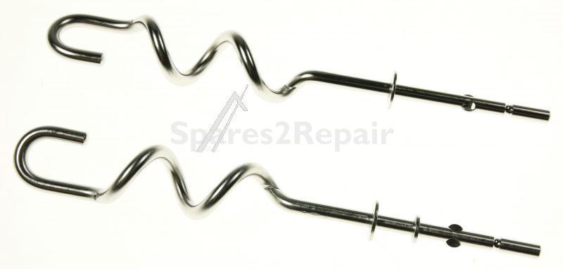 Kneader Hook - Kw716433 Kneading Machine Set (2x) [Delonghi]
