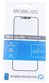 Mobilize Display Protective Film - 56306 Mobilize Glass Screen Protector - Black Frame - Apple Iphone 13 Pro Max-14 Plus