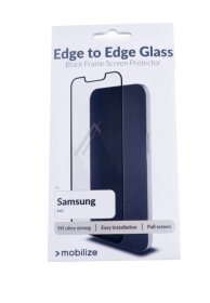 Mobilize Display Protective Film - 54251 Mobilize Glass Screen Protector Black Frame Samsung Galaxy A41