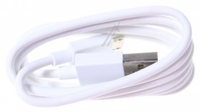 Oppo Usb connector - 2180541 Micro Cable 1m Usb Plug-micro 5p Dl122 White With Opp Packaging (white And Green-with Shielding Sleeve) I