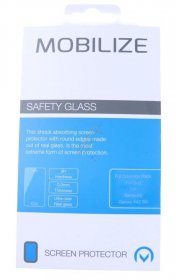 Mobilize Display Protective Film - 54511 Mobilize Glass Screen Protector - Black Frame - Samsung Galaxy A42 5g