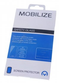 Mobilize Display Protective Film - 53759 Mobilize Glass Screen Protector - Black Frame - Samsung Galaxy A71