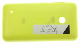 Nokia Battery Compartment Lid - Nokia Lumia 530 Akkudeckel Gelb