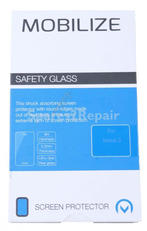 Mobilize Display Protective Film - 49238 Mobilize Glass Screen Protector Nokia 3