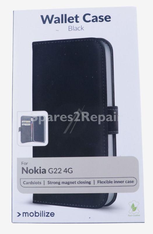 Mobilize Leather Bag Gsm - 28815 Mobilize Classic Gelly Wallet Book Case Nokia G22 4g Black