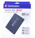 Verbatim Ssd 2,5” Hard Drive - Vi550 S3 49352 512gb -sata-3 Ssd-hard Drive