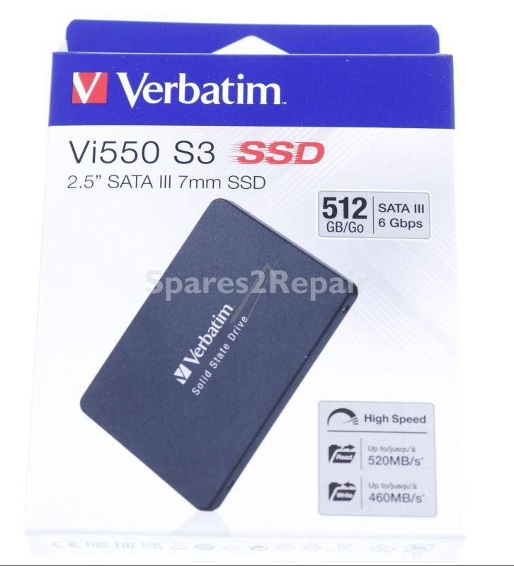 Verbatim Ssd 2,5” Hard Drive - Vi550 S3 49352 512gb -sata-3 Ssd-hard Drive