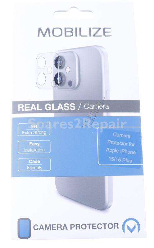 Mobilize Display Protective Film - 57085 Mobilize Glass Screen Protector For Camera Apple Iphone 15-15 Plus