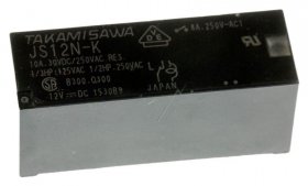 Fujitsu Pcb Relay To 12v - 12vdc 8a-250vac Relay, 1 Changeover