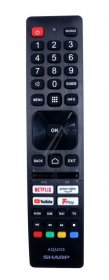 Sharp Umc Ir remote Control - Shw-rmc-0137n Sharp Remote Control An4512c-sha-ir-b-sl-nod-a-nfx-prv-fvp