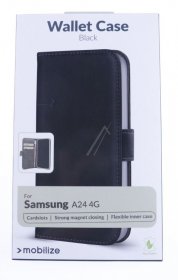 Mobilize Leather Bag Gsm - 28748 Mobilize Classic Gelly Wallet Book Case Samsung Galaxy A24 4g Black