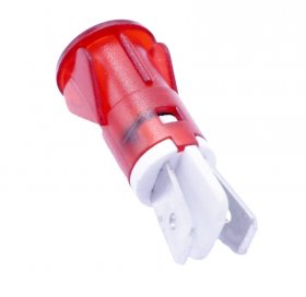 Compatible Filament Lamp - Pilot Lamp Red 12mm 2 Connections No Lead