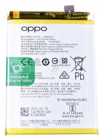 Oppo Phone Battery Packs - Blp819 4906422 Battery Oppo A94 5g-a95 5g-reno5 Z @ 4220mah 3 87v 1 5c Blp819 For