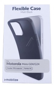 Mobilize Leather Bag Gsm - 29628 Mobilize Rubber Gelly Case Motorola Moto G04 Matt Black