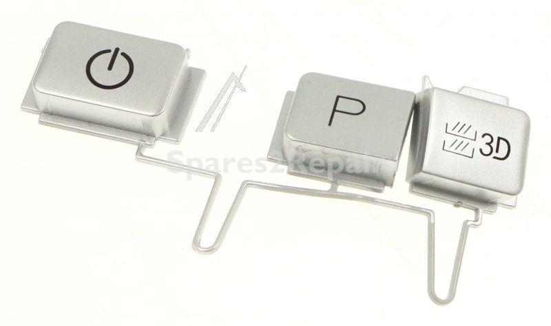 Button - C00570762 488000570762 Buttons Core Left Chrome [Whirlpool Indesit]