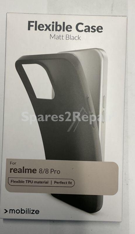 Mobilize Leather Bag Gsm - 27063 Mobilize Rubber Gelly Case Realme 8 Pro Matt Black