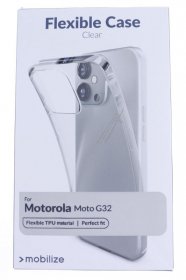Mobilize Leather Bag Gsm - 28324 Mobilize Gelly Case Motorola Moto G32 Transparent