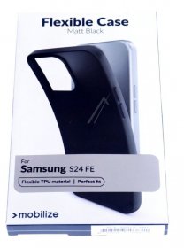 Mobilize Leather Bag Gsm - 29993 Mobilize Rubber Gelly Case Samsung Galaxy S24 Fe Matte Black