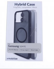 Mobilize Leather Bag Gsm - 29992 Mobilize Magsafe Compatible Hybrid Case Samsung Galaxy S24 Fe Black