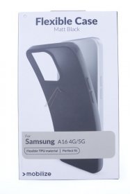 Mobilize Leather Bag Gsm - 80056 Mobilize Rubber Gelly Case Samsung Galaxy A16 4g-5g Matt Black