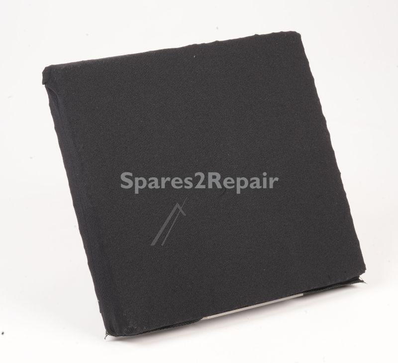 Eurofilter Carbon Filter - Fks075 Monoblock Carbon Filter Washable 250x230x30mm Alternative For Novy 563-80055 7400055