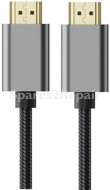 Compatible Hdmi Cable - Hdmi Kabel Mit Aluminiumstecker Und Baumwollgeflecht 4k*2k@60hz 5m -