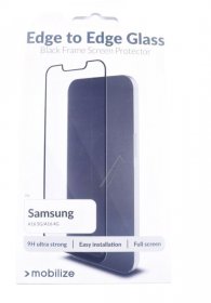 Mobilize Display Protective Film - 80090 Mobilize Glass Screen Protector - Black Frame - Samsung Galaxy A16 4g-5g