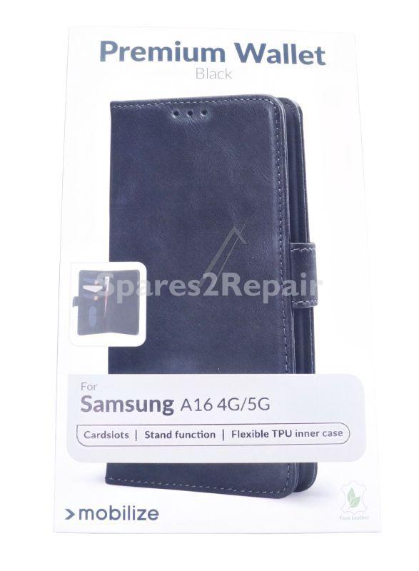 Mobilize Leather Bag Gsm - 80061 Mobilize Premium Gelly Wallet Book Case Samsung Galaxy A16 4g-5g Black