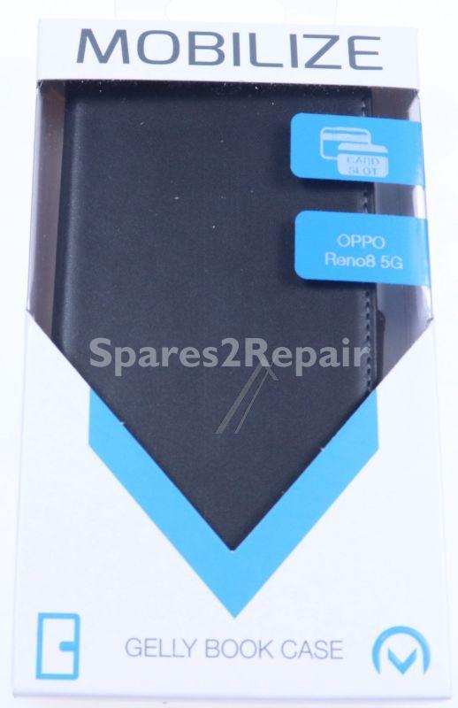 Mobilize Leather Bag Gsm - 28336 Mobilize Classic Gelly Wallet Book Case Oppo Reno8 5g Black