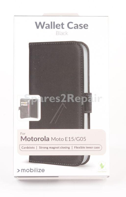 Mobilize Leather Bag Gsm - 80735 Mobilize Classic Gelly Wallet Book Case Motorola Moto E15-g05 Black