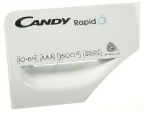 Detergent Dispenser Cover - 43029253 Detergent Dispenser Cover [Candy Hoover]