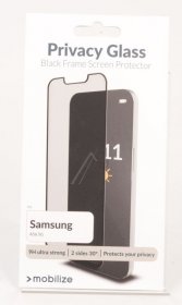 Mobilize Display Protective Film - 58165 Mobilize Privacy Glass Display Protection Glass Black Frame For Samsung Galaxy A56 5g