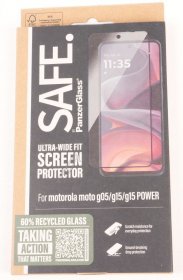 Safe By Panzerglass Display Protective Film - Sarnuwfg42456 Safe By Panzerglass Screen Protector W Black Frame Motorola New Moto G04 | New Moto G14 | New Moto G14 Power | Ultra-w