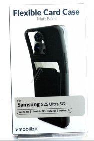 Mobilize Leather Bag Gsm - 80154 Mobilize Rubber Gelly Card Case Samsung Galaxy S25 Ultra 5g Matt Black