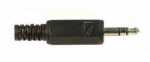Com 3,5mm Jack Plug Stereo - 3 5mm Jack-plug 3 5mm Stereo Plastic Black