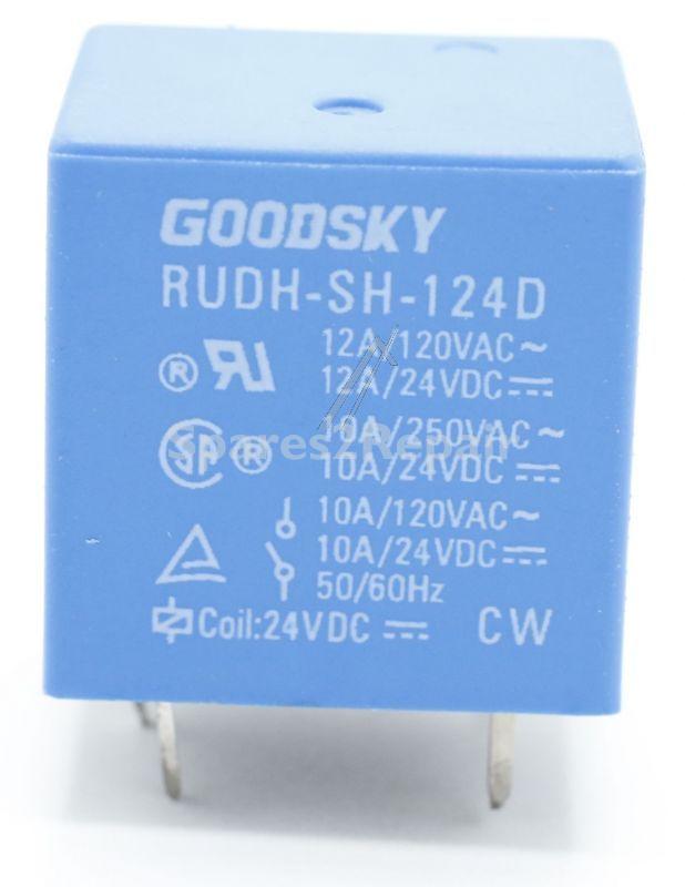 Goodsky Pcb Relay To 24v - 24vdc 12a-250vac Rudh-sh-124d Relay