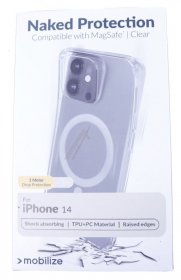 Mobilize Leather Bag Gsm - 27959 Mobilize Magsafe Compatible Naked Protection Case For Apple Iphone 14 Transparent