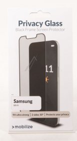 Mobilize Display Protective Film - 58873 Mobilize Privacy Glass Display Protector - Black Frame - For Samsung Galaxy S25 Fe