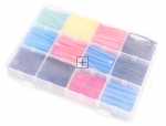 Logilink Heat Shrink Tubing - Kab0123 Heat Shrink Tubing Box 800-piece Colored 45mm 2:1