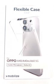 Mobilize Leather Bag Gsm - 80043 Mobilize Gelly Case Oppo A40-a40m-a60 5g Clear