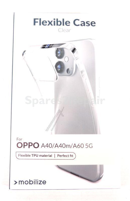Mobilize Leather Bag Gsm - 80043 Mobilize Gelly Case Oppo A40-a40m-a60 5g Clear