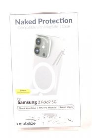 Mobilize Leather Bag Gsm - 80946 Mobilize Magsafe Compatible Naked Protection Case For Samsung Galaxy Z Fold7 5g Transparent